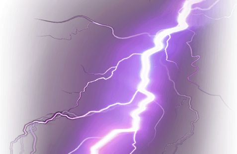 Image of a lightning flash