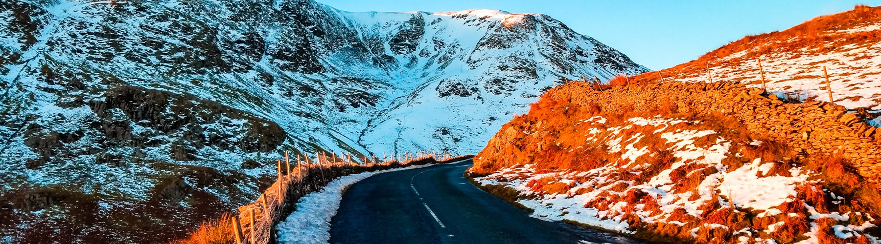 Top scenic winter drives in the UK