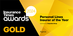 Insurance Times Awards - Gold award - 2024 logo