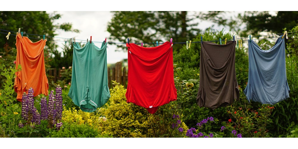 Clothes on washing line