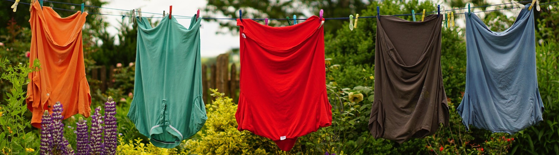 Clothes on washing line