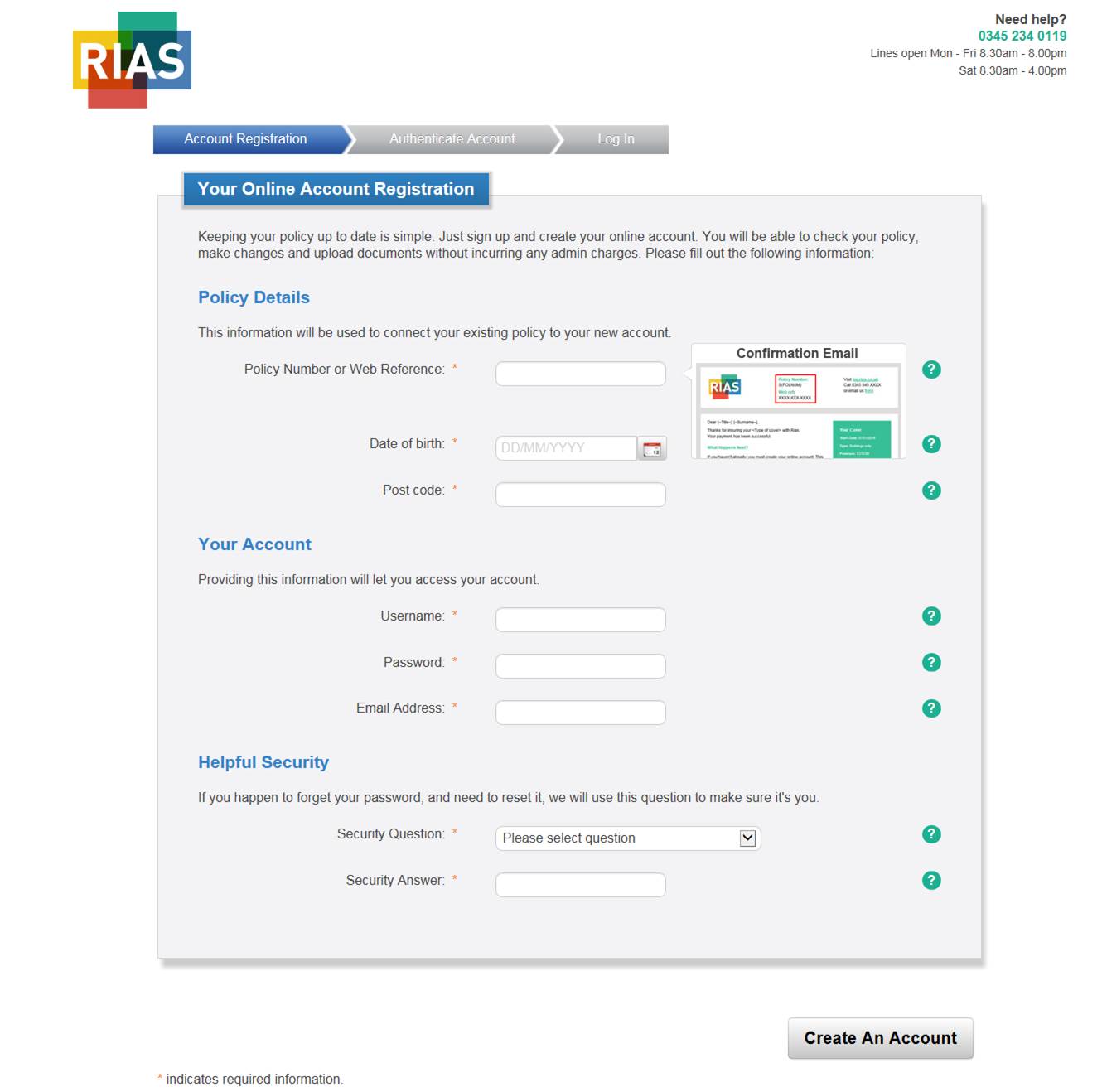 How to register for an account step 1 How to register