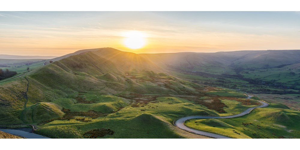 UK country road view