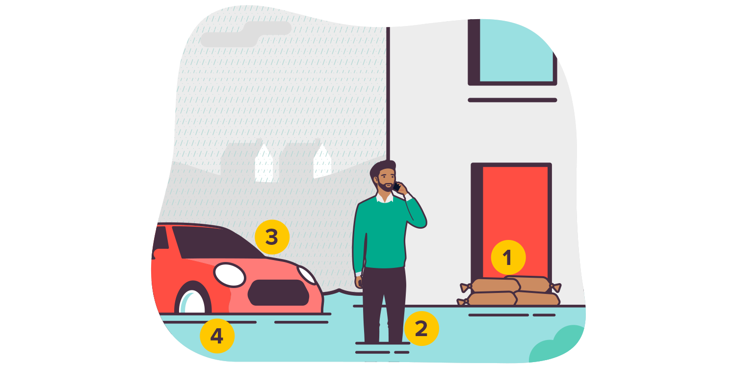 what not to do when there's a flood