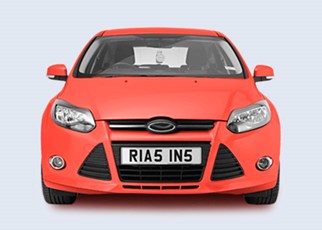 image of a red car
