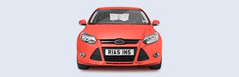image of a red car