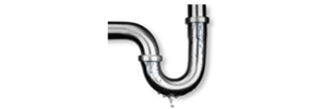Water pipe with water escaping