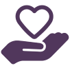 heart in hand symbol